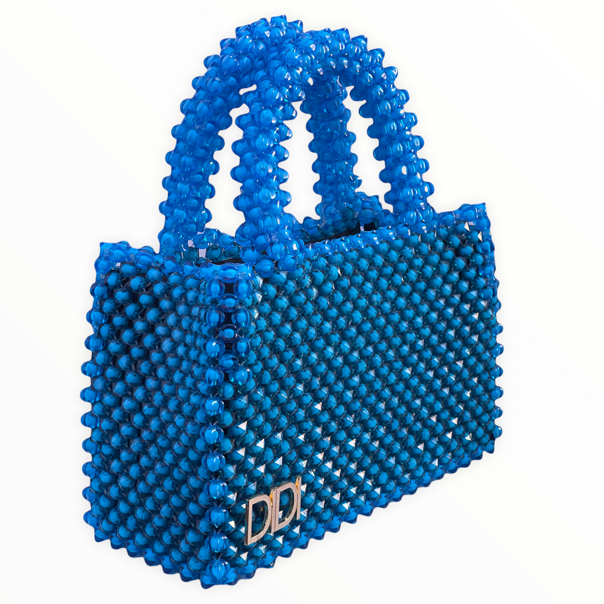 Good Blue bead bag