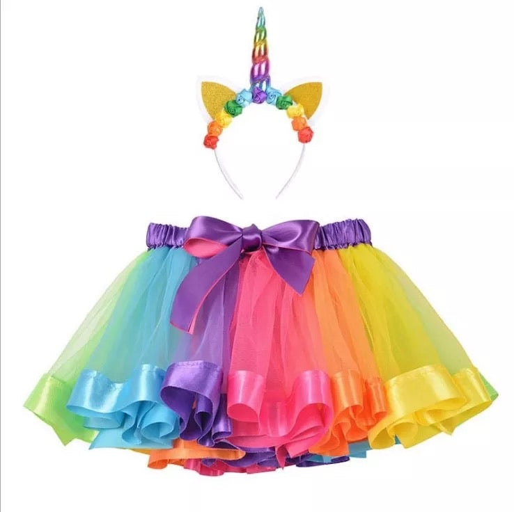 Rainbow tutu set hotsell